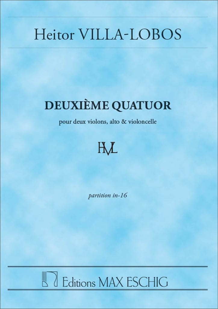 Villa-Lobos Quatuor N 2 Poche